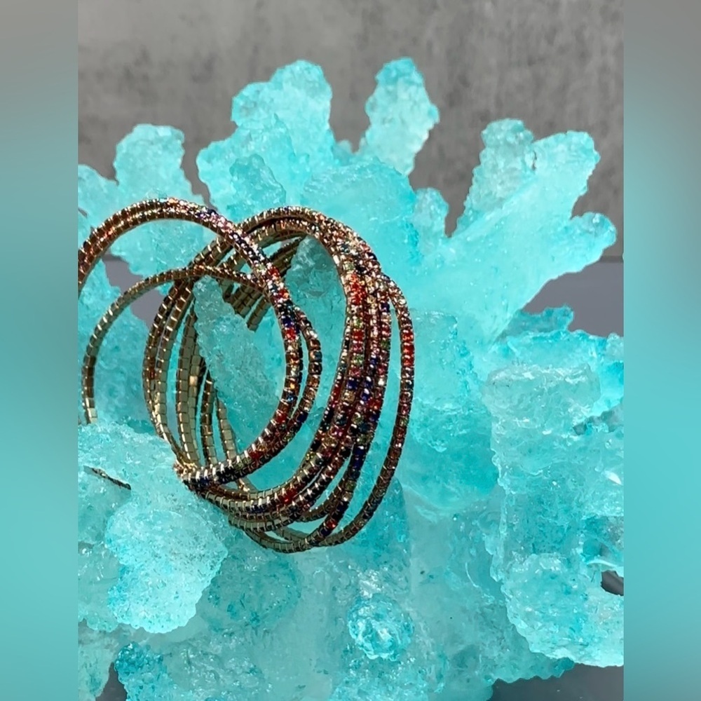 Multicolor Beaded Women's Bracelet Set - Picture 4 of 5